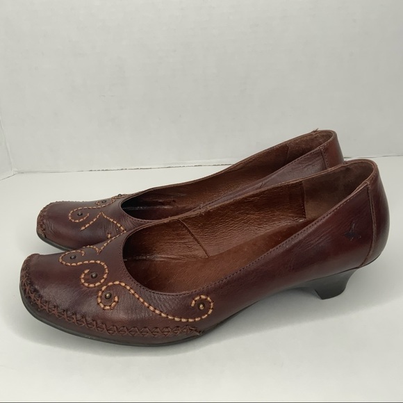 PIKOLINOS brown‎ leather shoes. - Picture 4 of 8